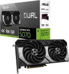 ASUS Dual GeForce RTX 5070 OC Edition 12GB GDDR7 grafična kartica - no