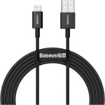 Baseus Superior USB-A v Lightning kabel 2.4A črne barve dolžine 2m CAL