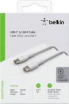 Belkin BoostCharge USB-C v USB-C kabel bele barve dolžine 2m - novo