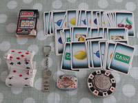 CASINO,KAZINO PREDMETI,OZNAKE,KARTE LAS VEGAS NEVADA,OBESEK,KOCKA,SLOT