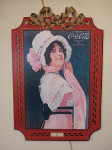 Coca Cola reklama na lepenki 47x70cm
