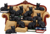 Couch Clowder figurica Nemesis Now - novo