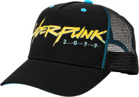 Cyberpunk 2077 Cyberpunker Trucker črno-modra kapa s šiltom Jinx - nov