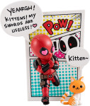 Deadpool Herobox zbirateljska figura Dramatični ljubitelj mačk Yume -