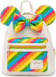 Disney mini nahrbtnik Minnie z mavričnimi bleščicami Loungefly - novo