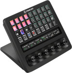 Elgato Stream Deck Plus XL avdio mešalna miza in kontroler črne barve