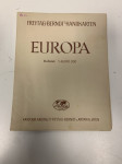 Freytag-Berndt Handkarte Europa – WWII 1943 zemljevid Evrope