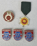 Gasilski komplet (medalja in značke)  Opis:  Prodam lepo ohranjen komp
