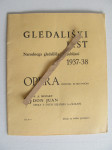 GLEDALIŠKI LIST- štev.10  sezona 1937/38.
