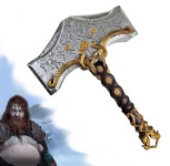 God of War Ragnarok Thor replika kladiva Mjolnir - novo