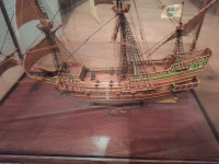 Golden Hind lesena maketa ladje