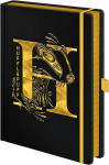 Harry Potter Hufflepuff Foil premium A5 beležka Pyramid - novo