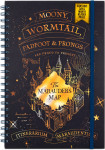 Harry Potter Marauders Map A4 Wiro beležka Pyramid - novo