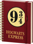 Harry Potter Platform 9 34 A5 beležka Pyramid - novo