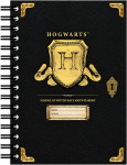Harry Potter spiralna beležka A5 Hogwarts Shield Blue Sky - novo