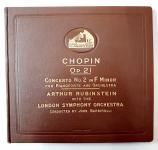 HIS MASTER`S VOICE CHOPIN OP. 2I CONCERTO NO. 2 IN F MINOR GRAMOFONSKE