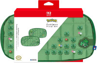 Hori Puff Pouch Pokemon Pixel Green mehka prenosna torbica zelene barv
