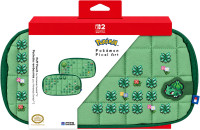 Hori Puff Pouch Pokemon Pixel Green mehka prenosna torbica zelene barv