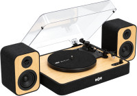 House of Marley Revolution BT brezžični gramofon s stereo zvočniki črn