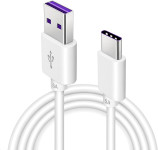 Huawei SuperCharge USB-A v USB-C kabel 5A bele barve dolžine 1m - novo