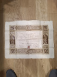 Izučno pismo. Urarsko rokodelstvo. Rokodelska zadruga Mozirje. 1911