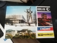 RAZGLEDNICA  SPORTNA DVORANA TIVOLI 1966 HOKEJ CENA 10 EUR