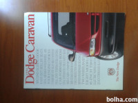 KATALOG,PROSPEKT DODGE CARAVAN 1996