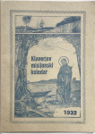 Klaverjev misijonski koledar za leto 1932 80 strani