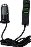 LDNIO C61 avtopolnilec s 4 USB vhodi 35 W - novo