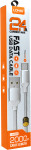 LDNIO LS392 pleten USB v Lightning kabel črno-rdeče barve dolžine 2 m