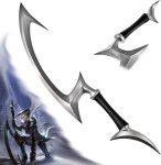 League of Legends Diana replika meča Crescent Moonsilver Blade - novo