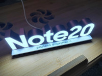 Led reklamni napis Note20 za Samsung Galaxy