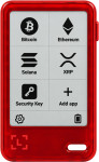 Ledger Nano Gen5 z Recovery Key Cherry Red strojna denarnica za Bitcoi