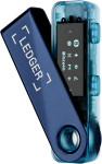 Ledger Nano S Plus strojna denarnica za kriptovalute neptunsko modre b