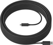 Logitech Strong Cable USB 3.2 Gen2 grafiten aktivni optični kabel 45m
