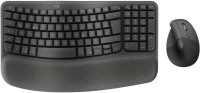 Logitech Wave Keys in Lift Combo grafiten brezžični komplet tipkovnice