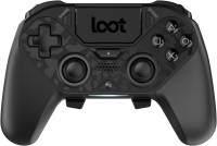 Loot brezžični igralni plošček črne barve za PC & PS4 & Switch & mobil
