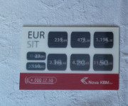 Mali koledarček Nova KBM 2007, preračun SIT v EUR, prodam, 1 kom