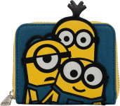 Minioni denarnica z zadrgo Triple Minion Bello Loungefly - novo