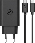 Motorola TurboPower GaN stenski polnilec z enim USB-C vhodom 68W in pr