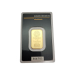 Naložbeno zlato Argor Heraeus 24K 999.9/1000; masa=10.00g