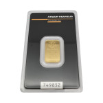 Naložbeno zlato Argor Heraeus 24K 999.9/1000; masa=5.00g