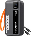 Obal Me CablePulse prenosna baterija 30000mAh 22W z vgrajenima kabloma