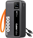 Obal Me CablePulse prenosna baterija 50000mAh 22W z vgrajenima kabloma
