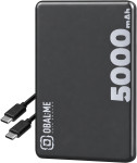 Obal Me MagNetix magnetna brezžična prenosna baterija 5000mAh črne bar