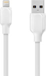 Obal Me Simple USB-A v Lightning kabel bele barve dolžine 1m - novo