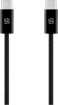 Obal Me Super Fast pleten USB-C v USB-C kabel 100W črne barve dolžine