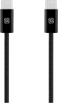 Obal Me Super Fast pleten USB-C v USB-C kabel 60W črne barve dolžine 1