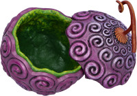 One Piece Gum Gum Fruit škatla za shranjevanje 12cm - novo