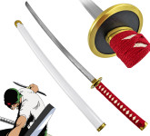 One Piece Roronoa Zoro replika katane Wado Ichimonji - novo